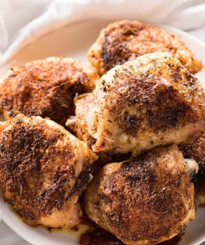 Alton Brown Baked Chicken Thighs Recipe