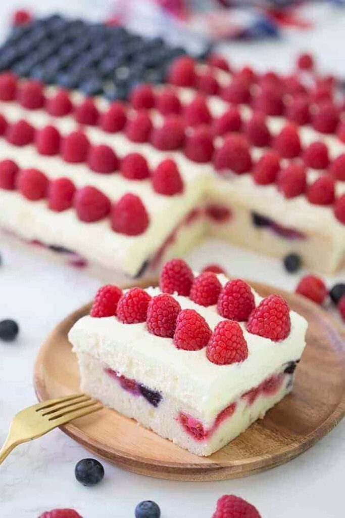 Alton Brown American Flag Cake