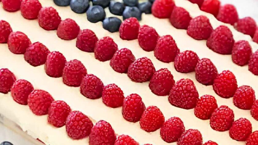 Alton Brown American Flag Cake