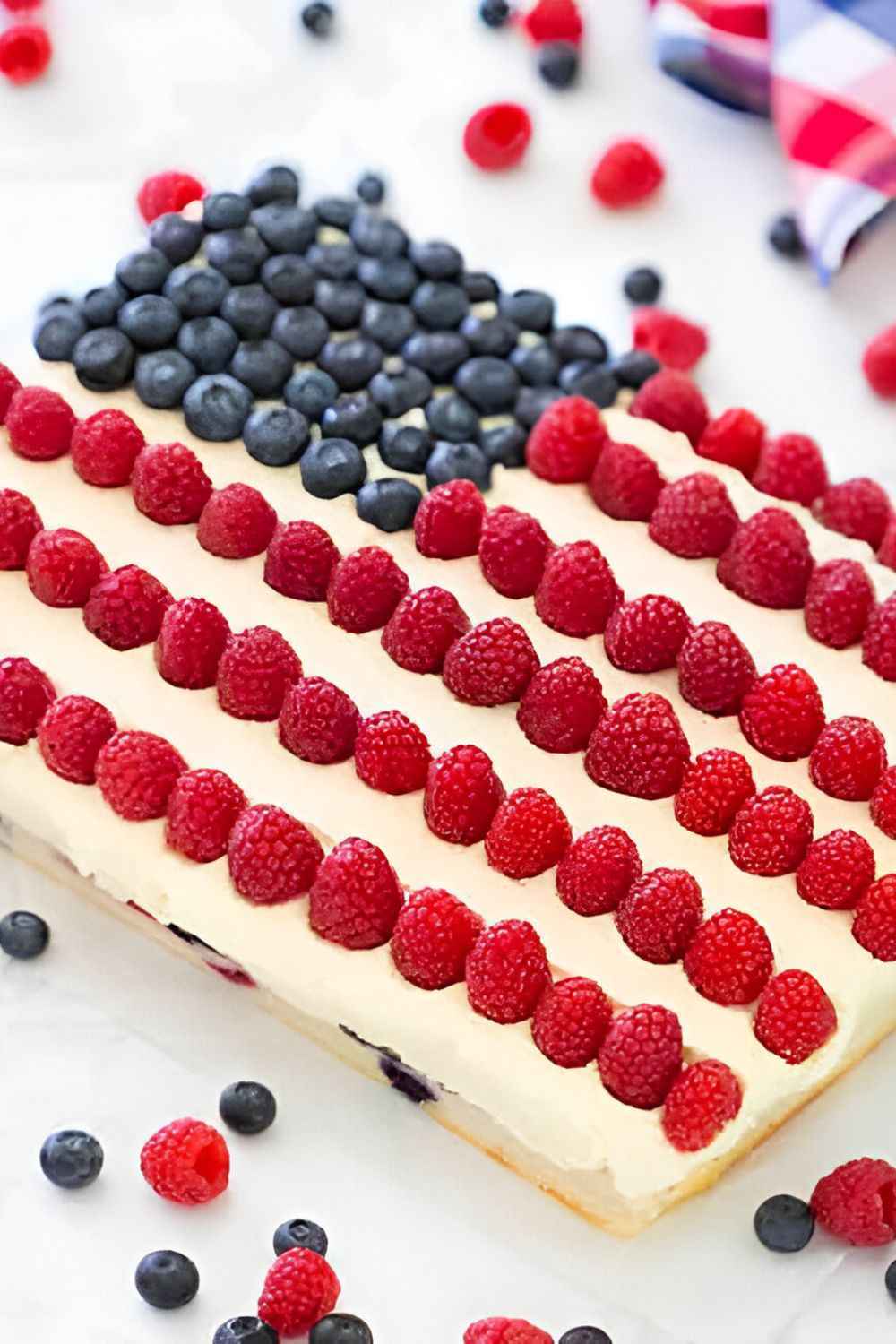 Alton Brown American Flag Cake