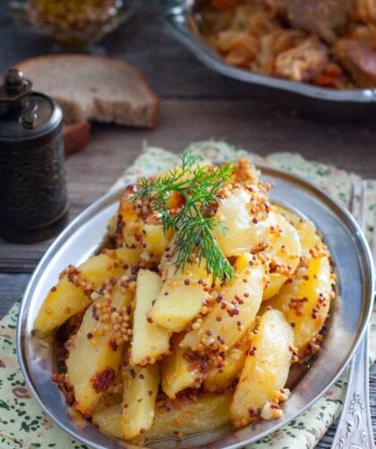 Barefoot Contessa Mustard Roasted Potatoes