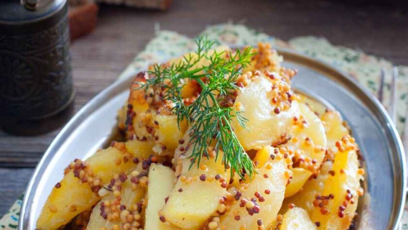 Barefoot Contessa Mustard Roasted Potatoes