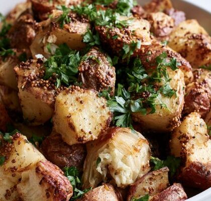 Barefoot Contessa Mustard Roasted Potatoes 1
