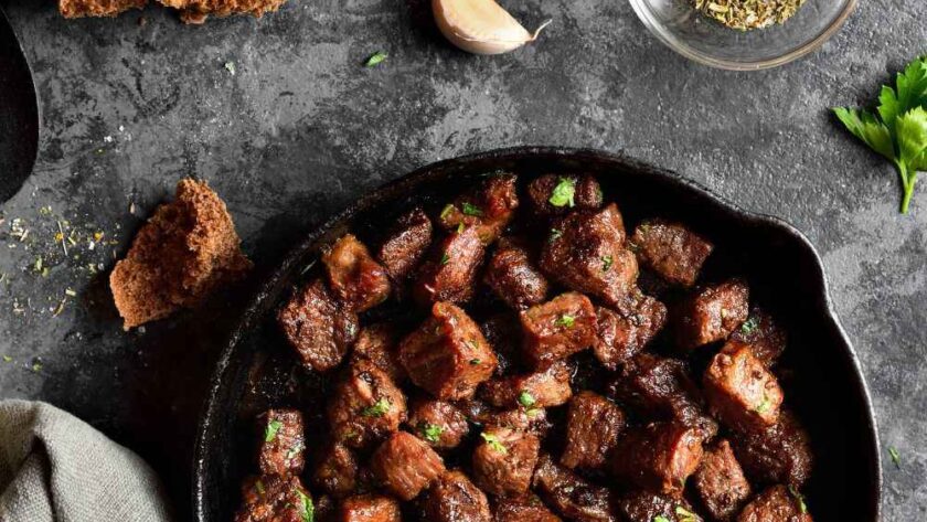 Barefoot Contessa Steak Bites With Garlic Butter Recipe