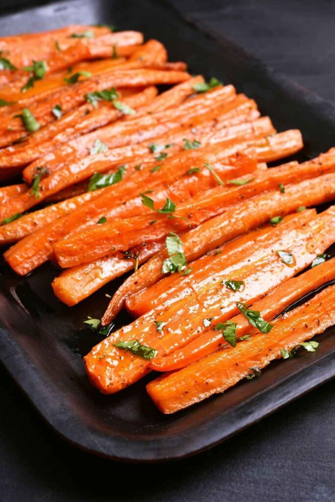Ina Garten Maple Roasted Carrots