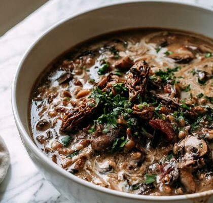 Ina Garten Mushroom Farro Soup