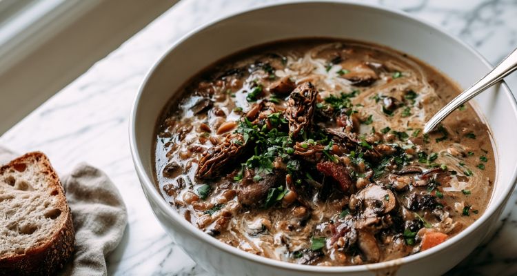 Ina Garten Mushroom Farro Soup