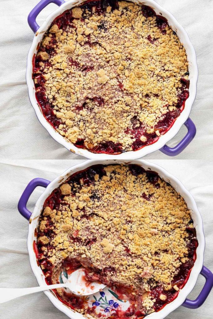 Ina Garten Peach Blueberry Crumble