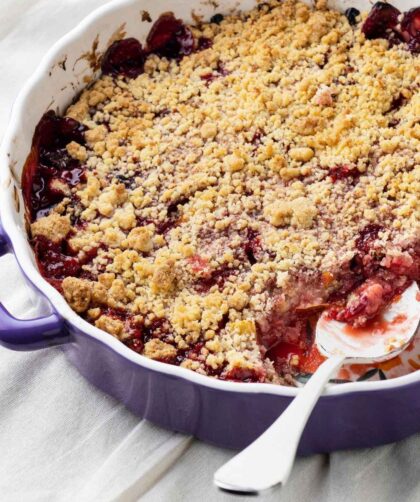 Ina Garten Peach Blueberry Crumble