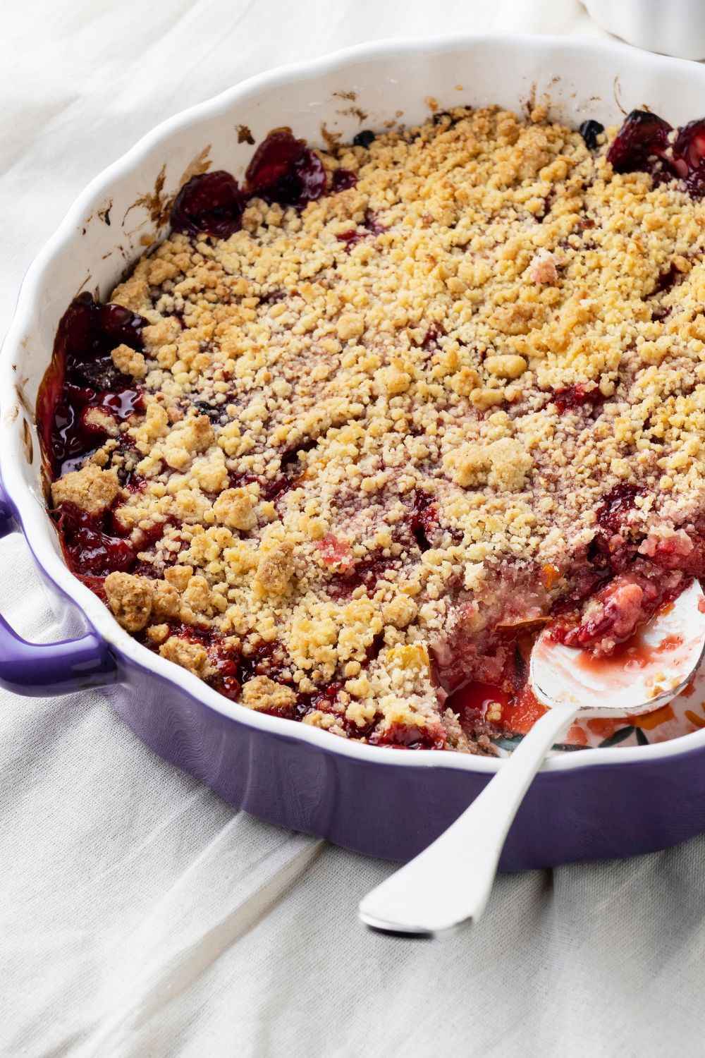 Ina Garten Peach Blueberry Crumble