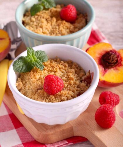 Ina Garten Peach Raspberry Crisp
