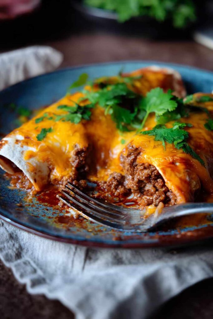 Pioneer Woman Beef and Bean Burritos Recipe