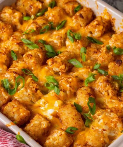 Pioneer Woman Buffalo Chicken Tater Tot Casserole Recipe