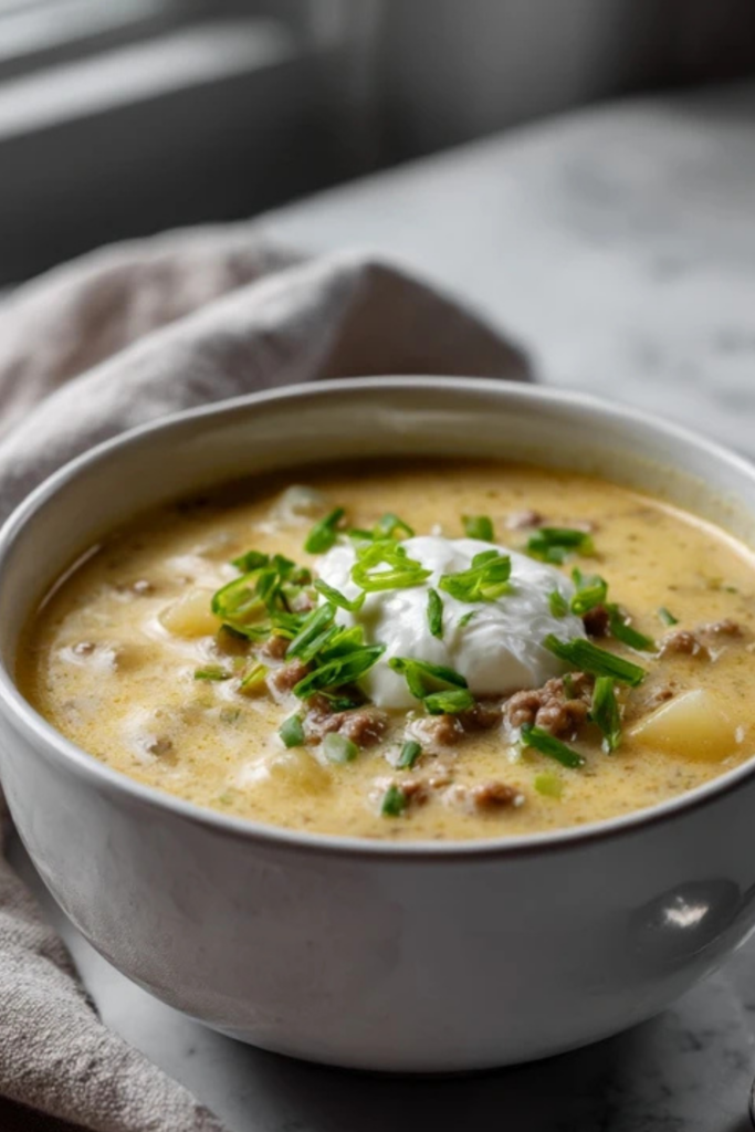 Pioneer Woman Cheeseburger Soup Recipe