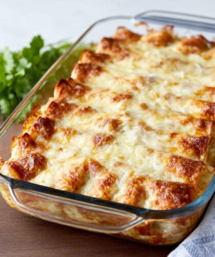 Pioneer Woman Chicken Enchiladas with White Sauce Recipe