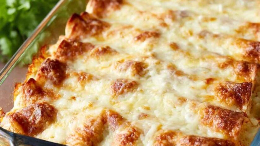 Pioneer Woman Chicken Enchiladas with White Sauce Recipe