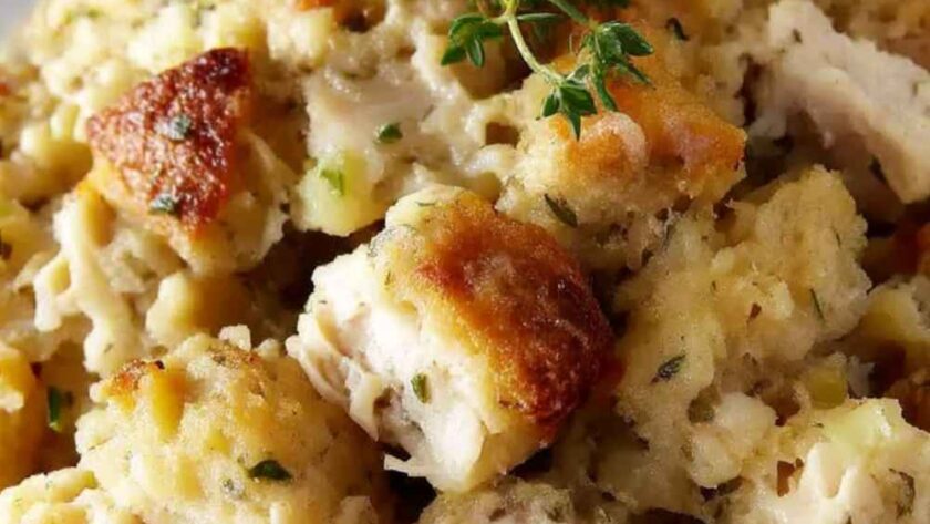 Pioneer Woman Chicken and Dressing Casserole Recipe