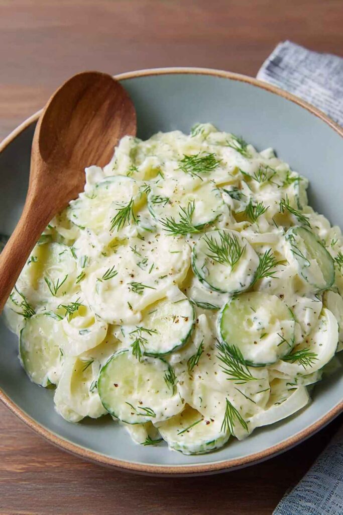 Pioneer Woman Creamy Cucumber Salad Recipe