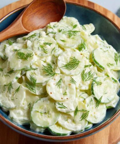 Pioneer Woman Creamy Cucumber Salad Recipe