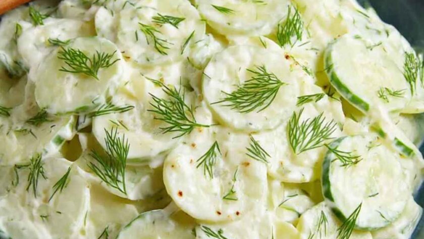 Pioneer Woman Creamy Cucumber Salad Recipe