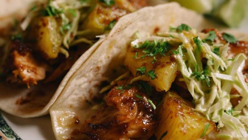 Pioneer Woman Pineapple Chicken Tacos Recipe