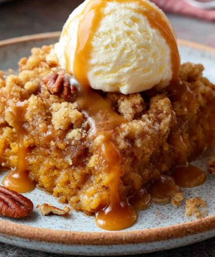 Pioneer Woman Pumpkin Dump Cake (4 Ingredients) Recipe