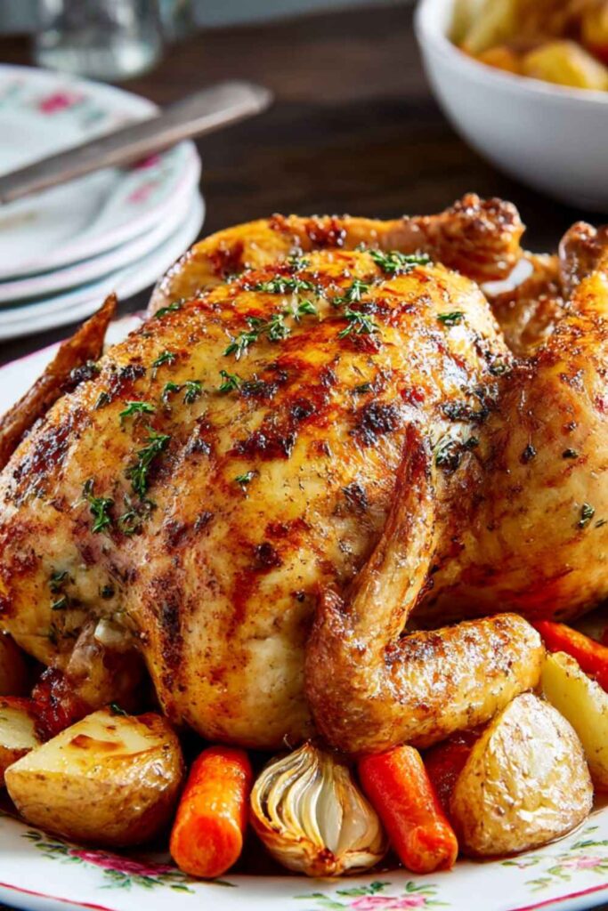 Pioneer Woman Roast Chicken in Dutch Oven Recipe