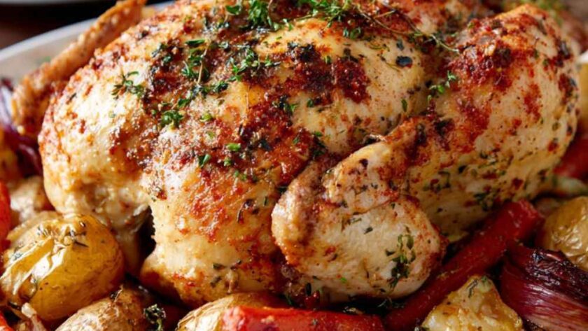 Pioneer Woman Roast Chicken in Dutch Oven Recipe