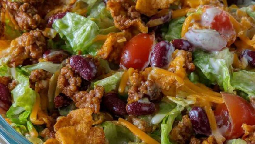 Pioneer Woman Taco Salad with Doritos Recipe