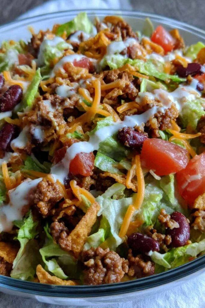 Pioneer Woman Taco Salad with Doritos Recipe