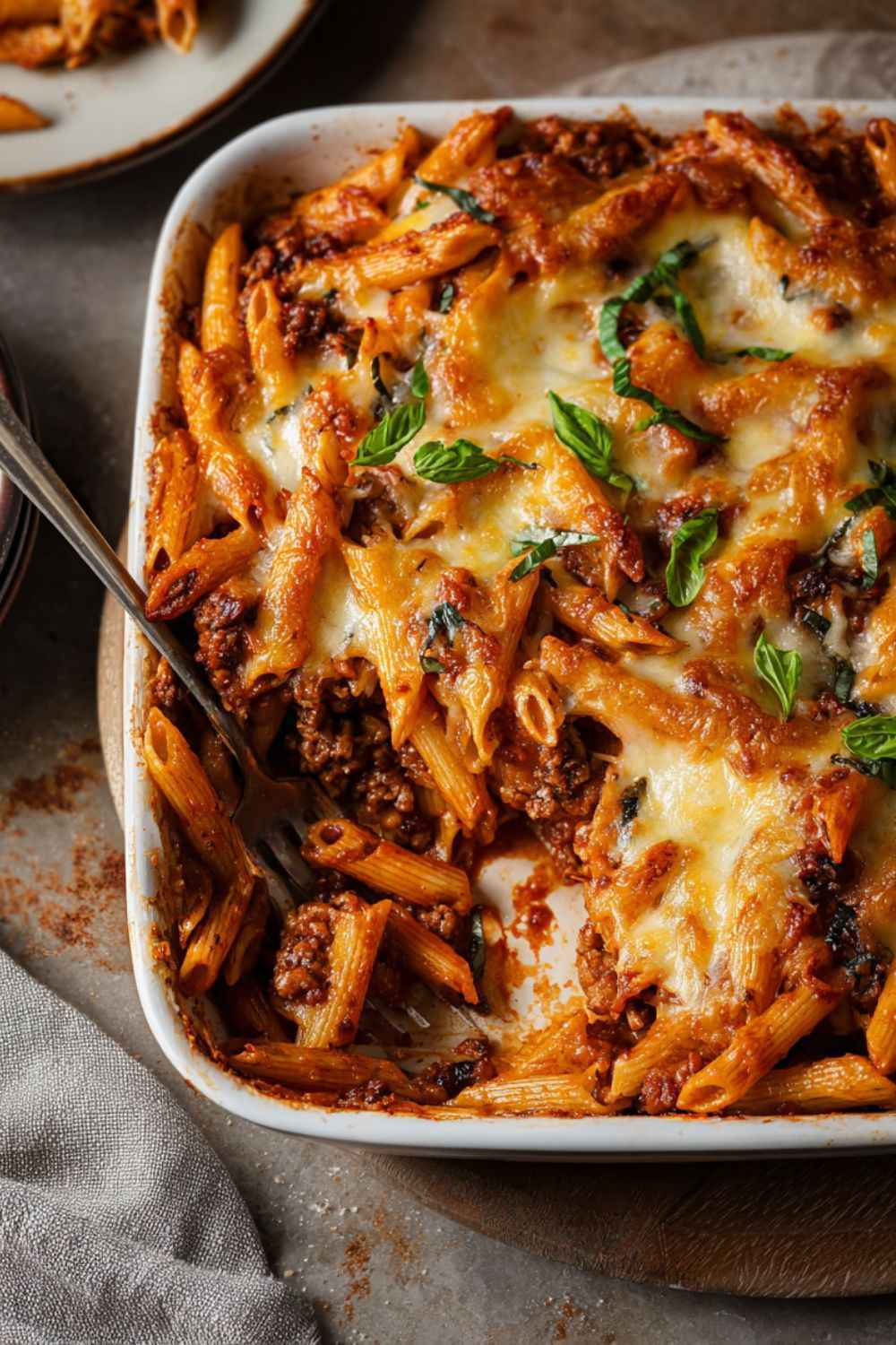 Pioneer Woman Baked Ziti with Ground Beef Recipe