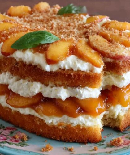Pioneer Woman Peach and Brown Sugar Icebox Cake Recipe