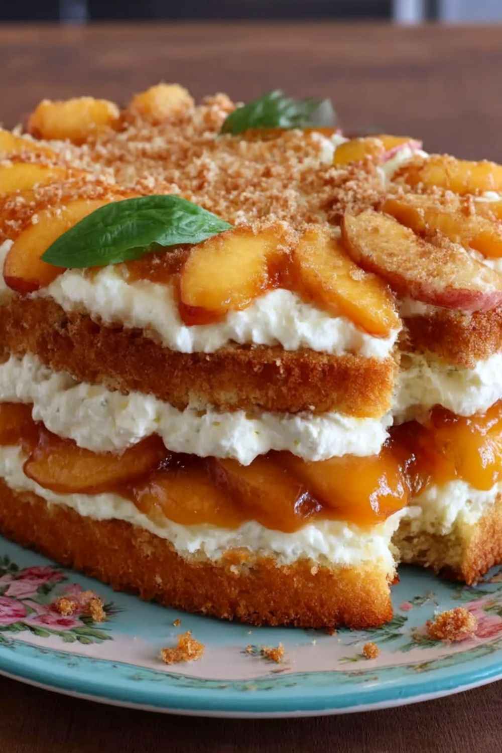 Pioneer Woman Peach and Brown Sugar Icebox Cake Recipe