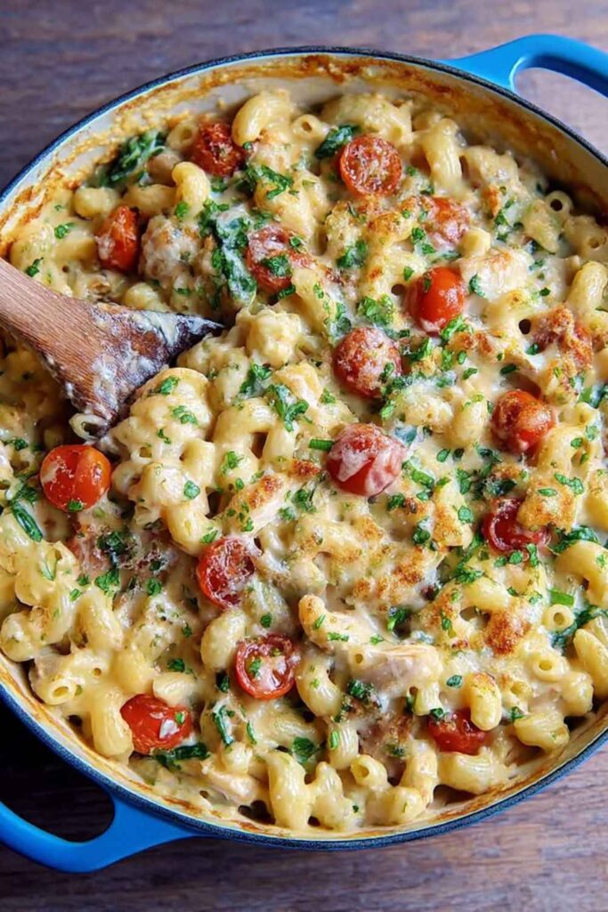 Pioneer Woman Chicken Florentine Mac and Cheese RecipePioneer Woman Chicken Florentine Mac and Cheese Recipe