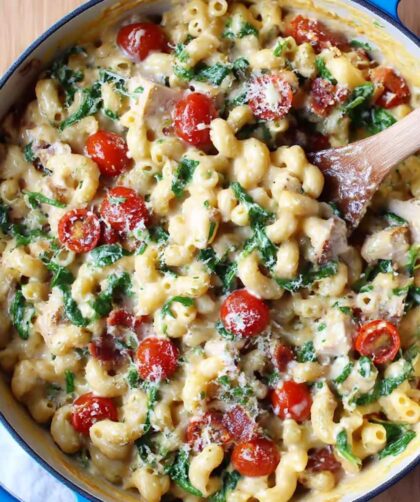 Pioneer Woman Chicken Florentine Mac and Cheese Recipe