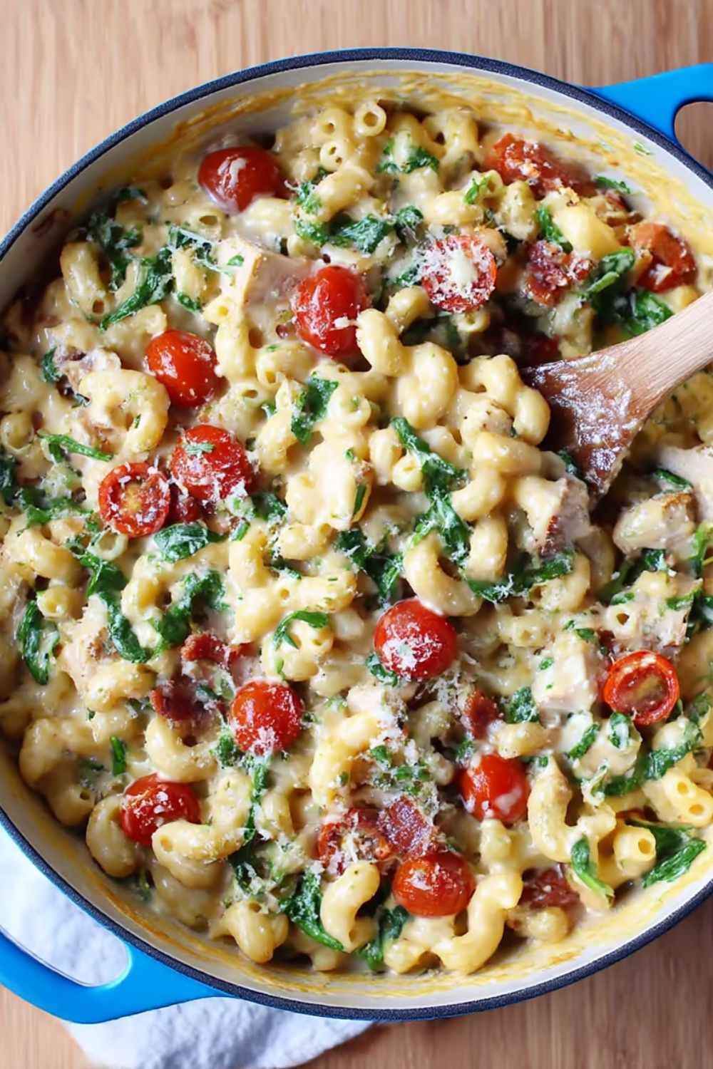 Pioneer Woman Chicken Florentine Mac and Cheese Recipe