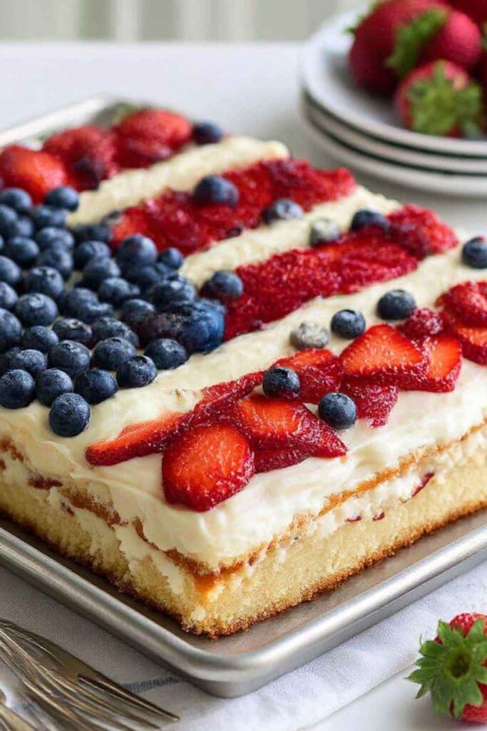 Pioneer Woman American Flag Cake Recipe