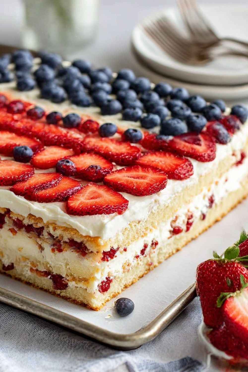 Pioneer Woman American Flag Cake Recipe