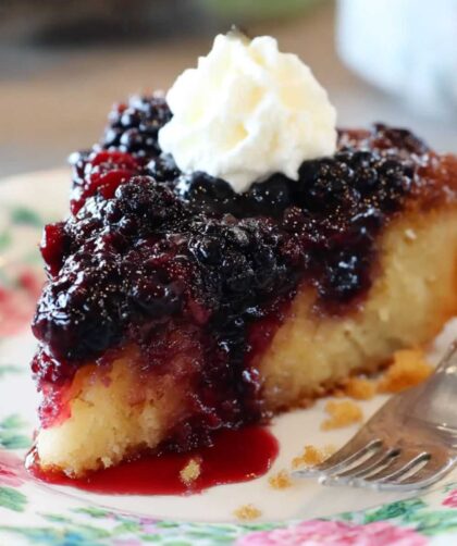 Pioneer Woman Boozy Berry Upside-Down Cake Recipe