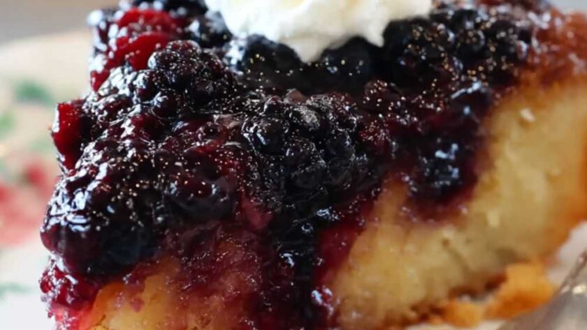Pioneer Woman Boozy Berry Upside-Down Cake Recipe
