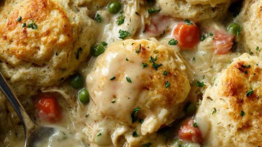 Pioneer Woman Chicken Pot Pie with Biscuits Recipe