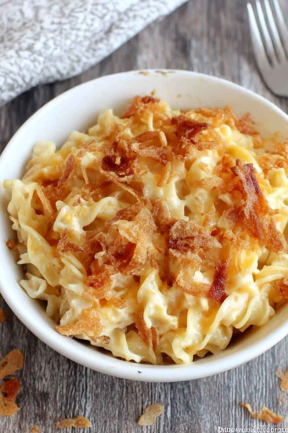 Pioneer Woman Mac and Cheese with French Fried Onions Recipe