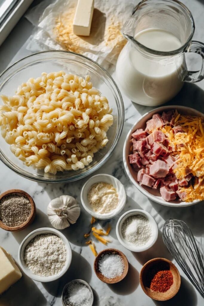 Pioneer Woman Mac and Cheese with Ham Recipe