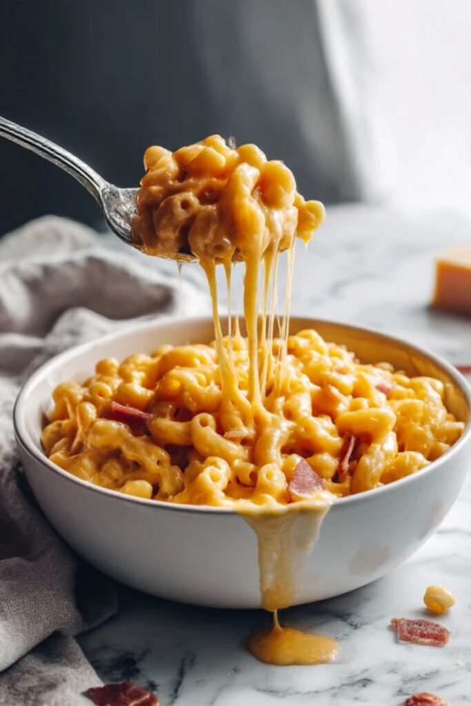 Pioneer Woman Mac and Cheese with Ham Recipe