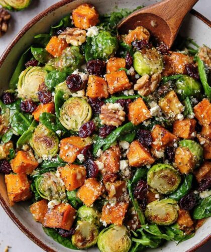 Pioneer Woman Roasted Brussel Sprouts and Sweet Potatoes Recipe