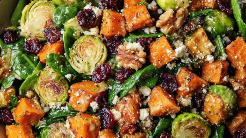 Pioneer Woman Roasted Brussel Sprouts and Sweet Potatoes Recipe