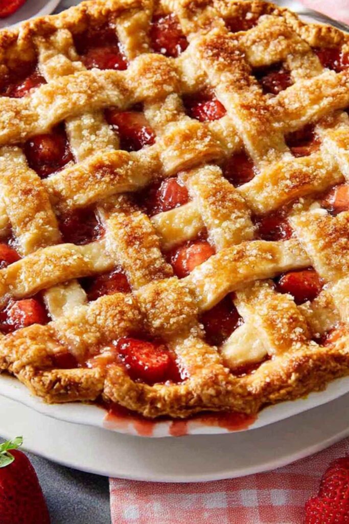 Pioneer Woman Strawberry Rhubarb Pie Recipe
