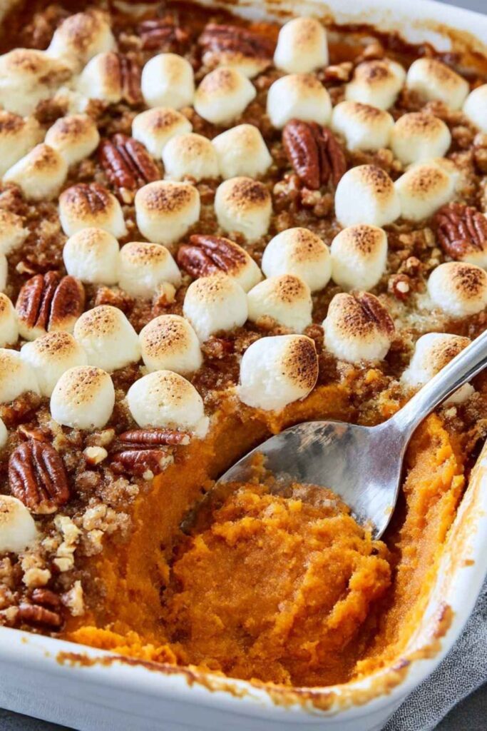 Pioneer Woman Sweet Potato Casserole with Marshmallows Recipe