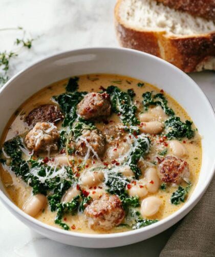 Pioneer Woman Sausage and Bean Soup Recipe