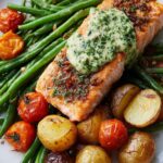 Gordon Ramsay Salmon with Smashed Potatoes Recipe